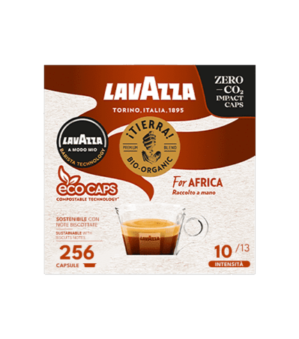 Una confezione di capsule caffe a modo mio tierra for africa 256 pezzi in offerta