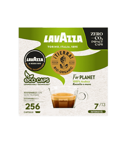 Una confezione di capsule caffe a modo mio tierra for planet 256 pezzi in offerta