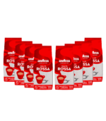 Otto confezione di caffe in grani qualità rossa da 500g in offerta