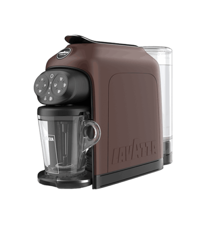 Una macchina da caffe Lavazza a modo mio Desea brown in offerta