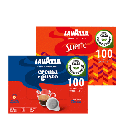 Kit 200 Cialde, Crema e Gusto e Suerte