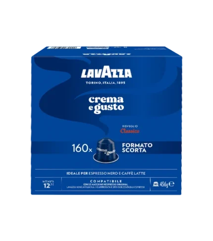 Lavazza Capsule Compatibili Nespresso Crema e Gusto, 160 Capsule