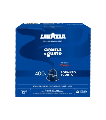 Lavazza Capsule Compatibili Nespresso Crema e Gusto, 400 Capsule