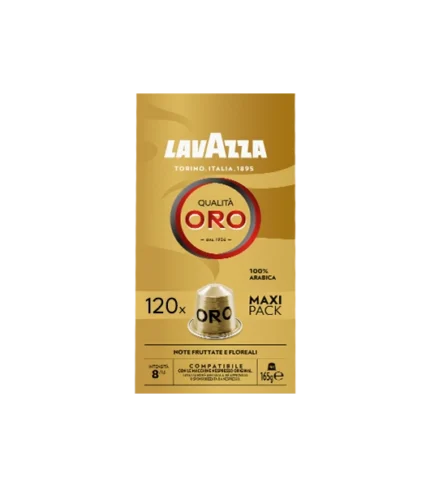 Lavazza Capsule Compatibili Nespresso Qualità Oro, 120 Capsule