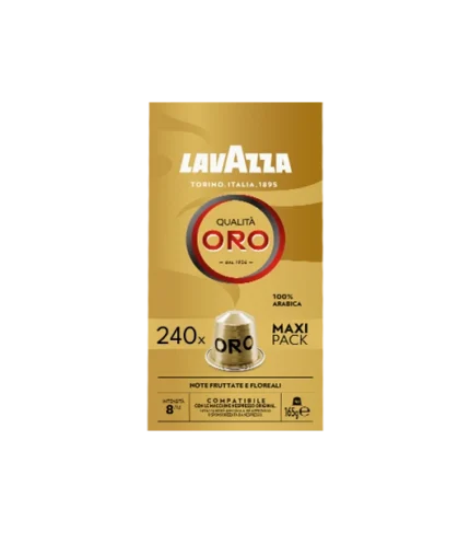 Lavazza Capsule Compatibili Nespresso Qualità Oro, 240 Capsule