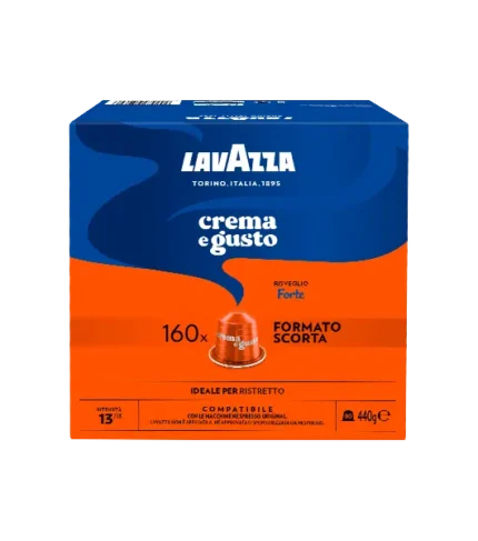 Lavazza Capsule Compatibili Nespresso Crema e Gusto Forte, 160 Capsule
