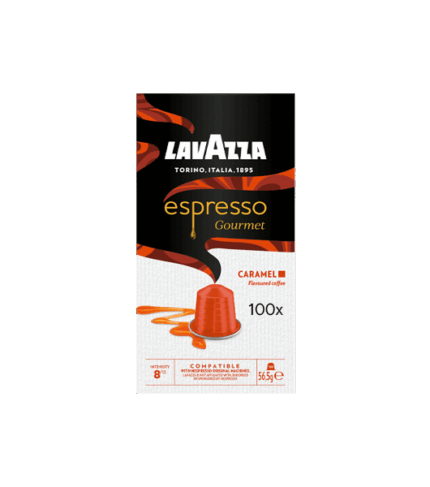 Lavazza Nespresso Compatibili Espresso Gourmet Caramel, 100 Capsule