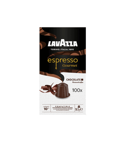 Lavazza Nespresso Compatibili Espresso Gourmet Chocolate, 100 Capsule