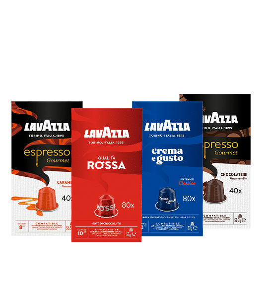 Kit Capsule Compatibili Nespresso 80 Qualità Rossa + 80 Crema e Gusto + 40 Chocolate + 40 Caramel