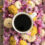 tazza caffè tra i fiori