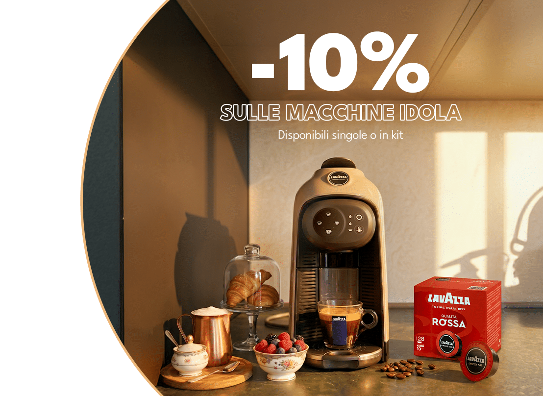Banner desktop promo festa della mamma sconto 10 % sulle macchine idola - versione Desktop