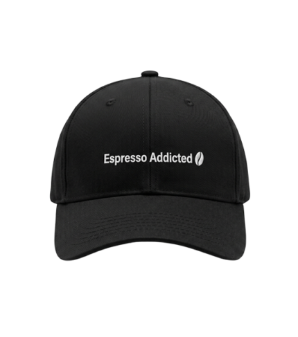 Cappello nero "Espresso Addicted"